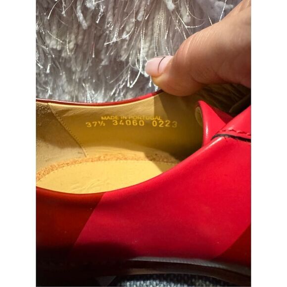 The Office of Angela Scott Mr Smith in Garnet red pink 37.5 / 7.5 new without bo - Picture 7 of 12